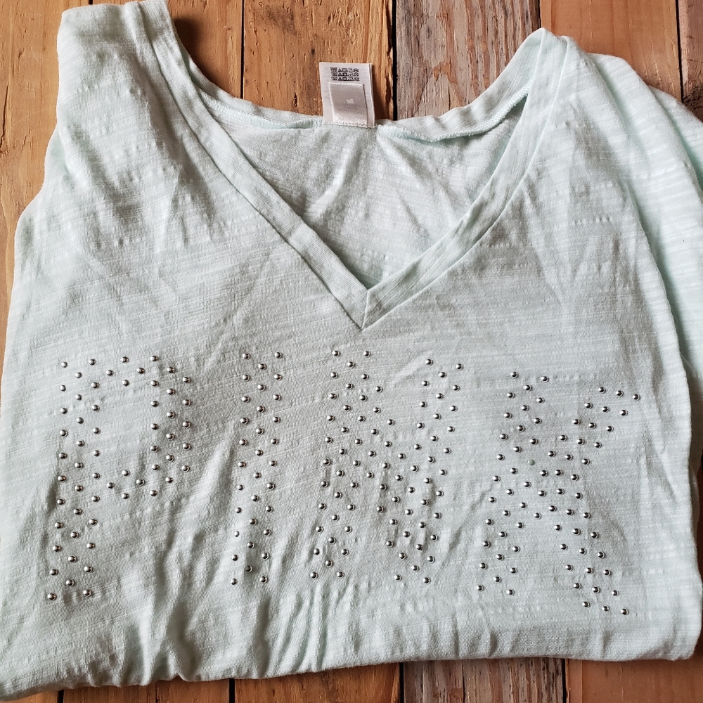Light blue PINK T-Shirt